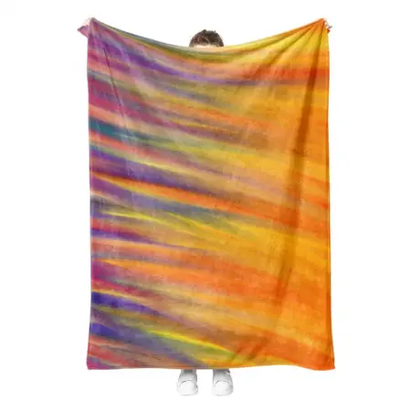 Fleece Throw Blanket with a design from David L